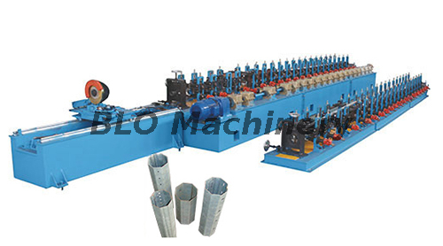 Formmaschine f&uuml;r achteckige Rohrserien