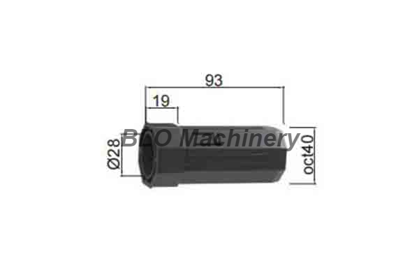 Plastic Cap Oct40 with Pivot