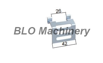 Slotted Clips for Strap Fastening